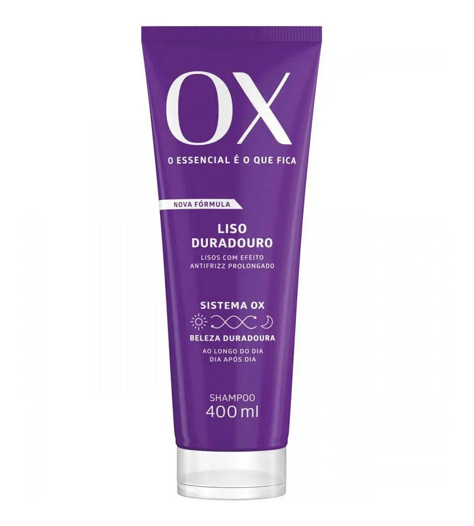 OX Shampoo Liso Duradouro (400ml)